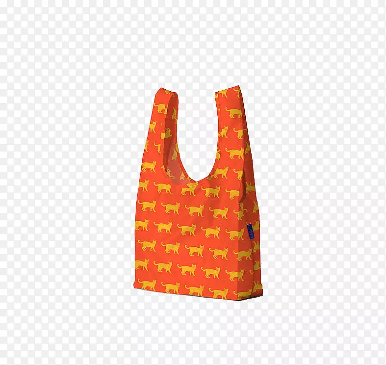 可重复使用的购物袋手提包橙色包