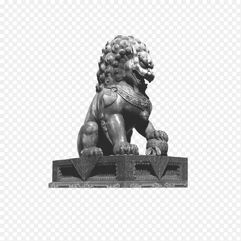 唐县雕塑企业-石狮