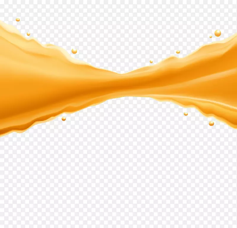 黄色材质角字体-橙汁