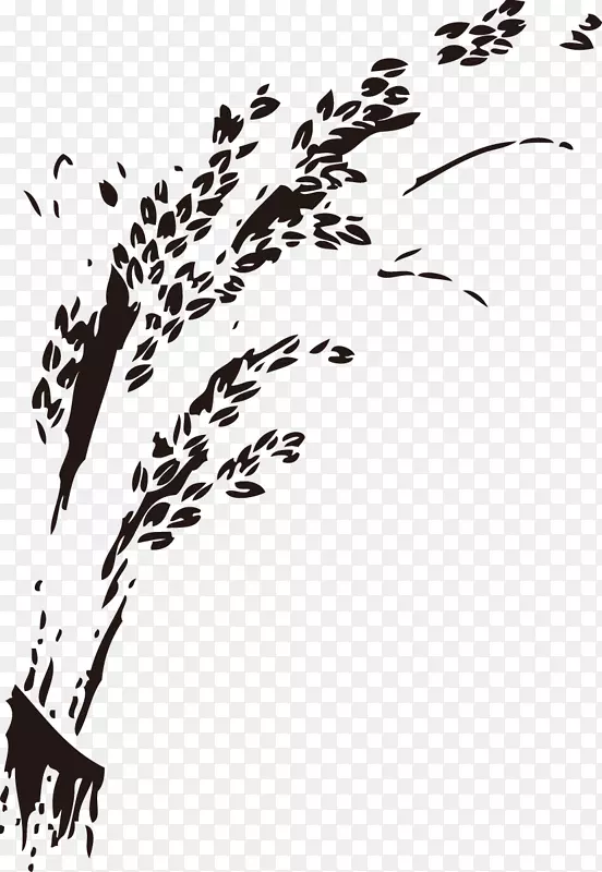 谷类食品-手绘大米