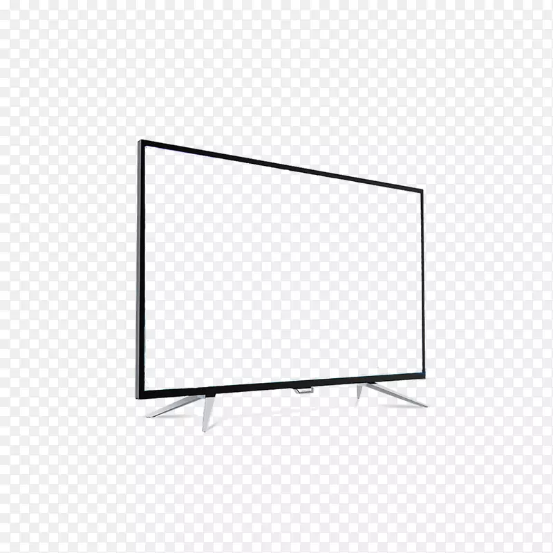 白色区域图案-透明电视