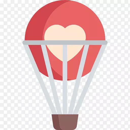 热气球图标-节日装饰气球元素
