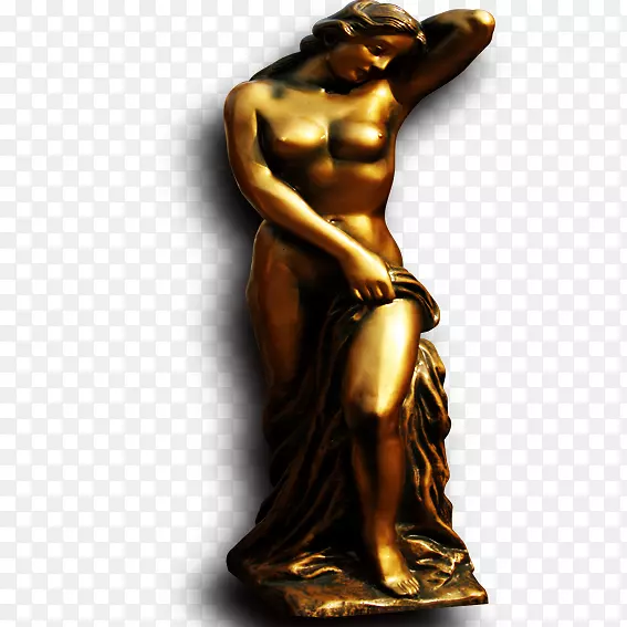 铜像-西方妇女铜塑
