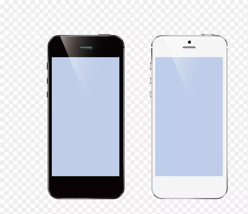 智能手机特色手机图标-卡通苹果线手机