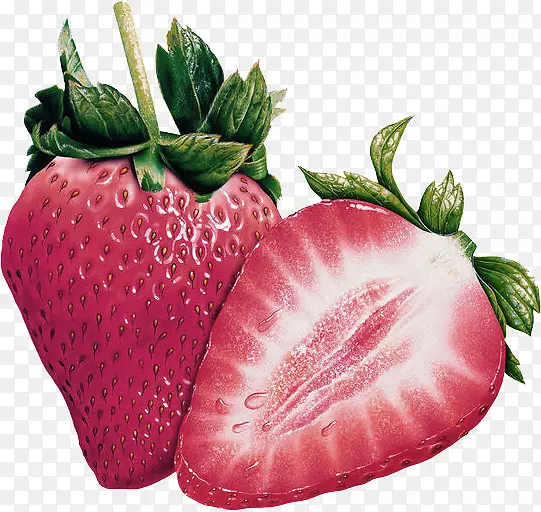 草莓派馅饼奶油鲜红草莓装饰图案