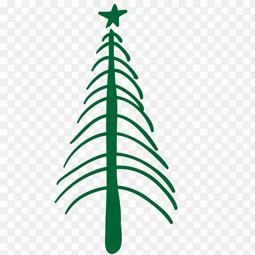 圣诞树装饰-圣诞树，木棍形，浮点，卡通，可爱，母性背景，节日气氛。