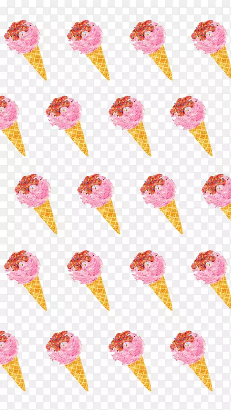腾讯qq皮墙纸-草莓冰淇淋