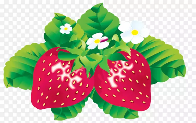 草莓食品纹身摄影.手绘草莓