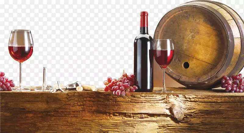 酒桶-橡木葡萄酒装饰图案
