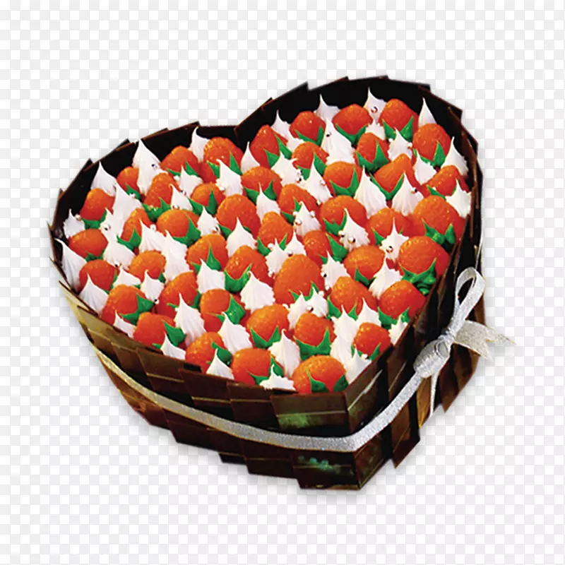 草莓奶油蛋糕-心形草莓奶油蛋糕