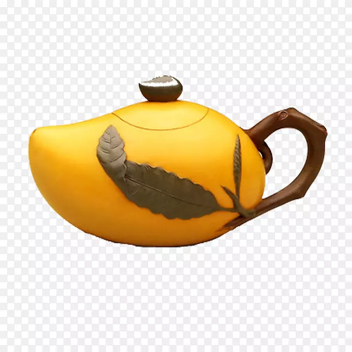 宜兴粘土茶壶橙芒果茶