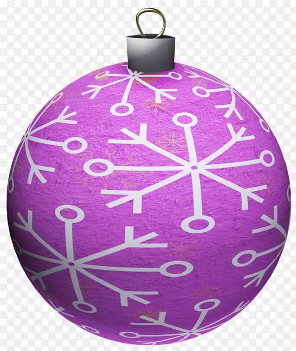 圣诞节装饰紫色球-紫色球