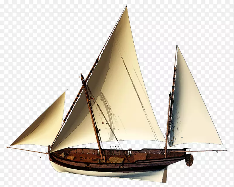 帆船剪贴画-帆船