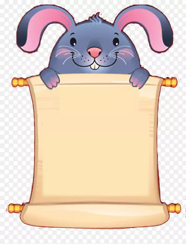 画框海报-可爱的兔子边框材料