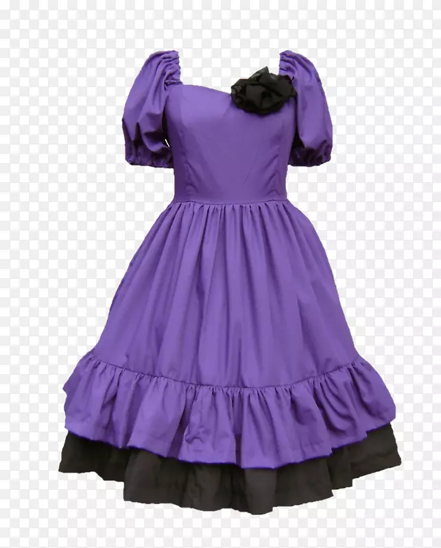 紫色连衣裙-浪漫优雅的紫色连衣裙