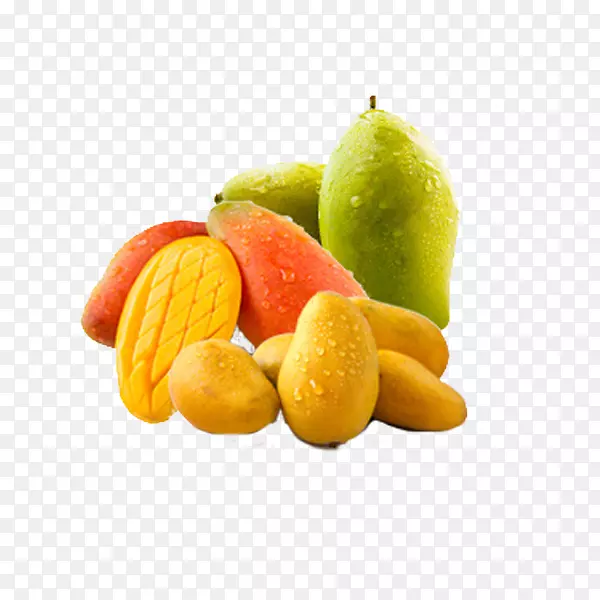 不同大小的芒果品种