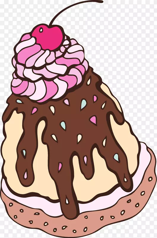 蛋糕糖霜生日蛋糕甜甜圈巧克力蛋糕-蛋糕