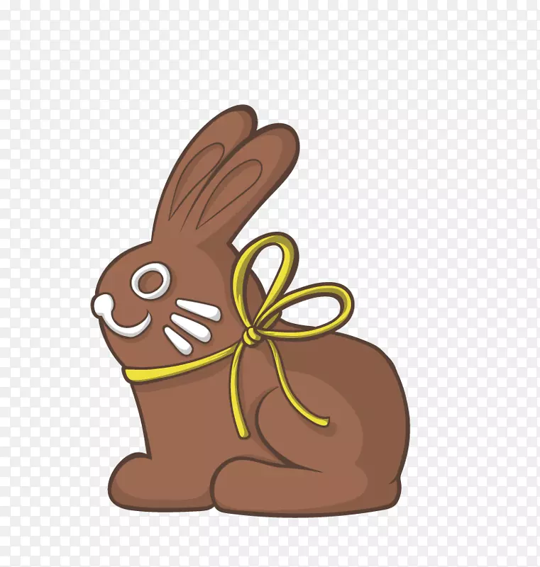 兔子复活节兔子插图-兔子吉祥物