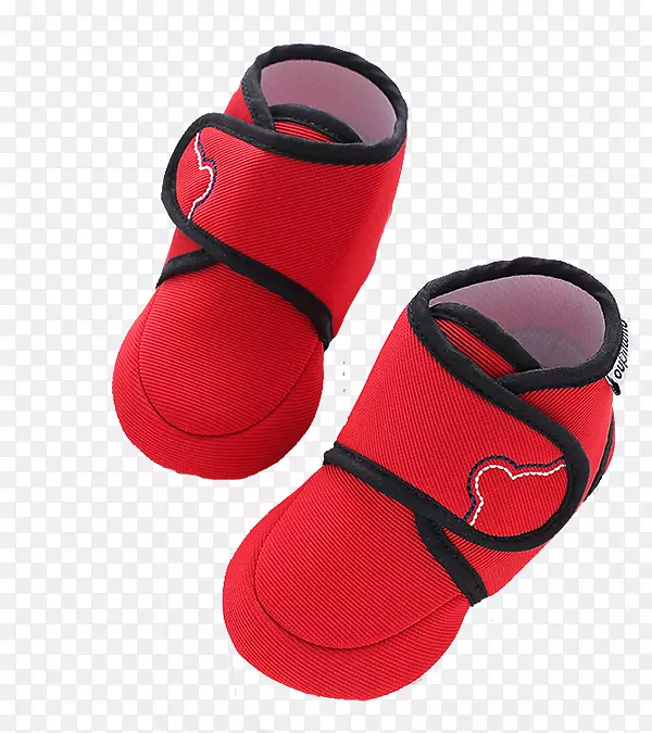 红色拖鞋-可爱的红色婴儿鞋