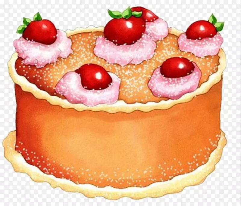 生日蛋糕小四卷比佐乔比萨饼-蛋糕