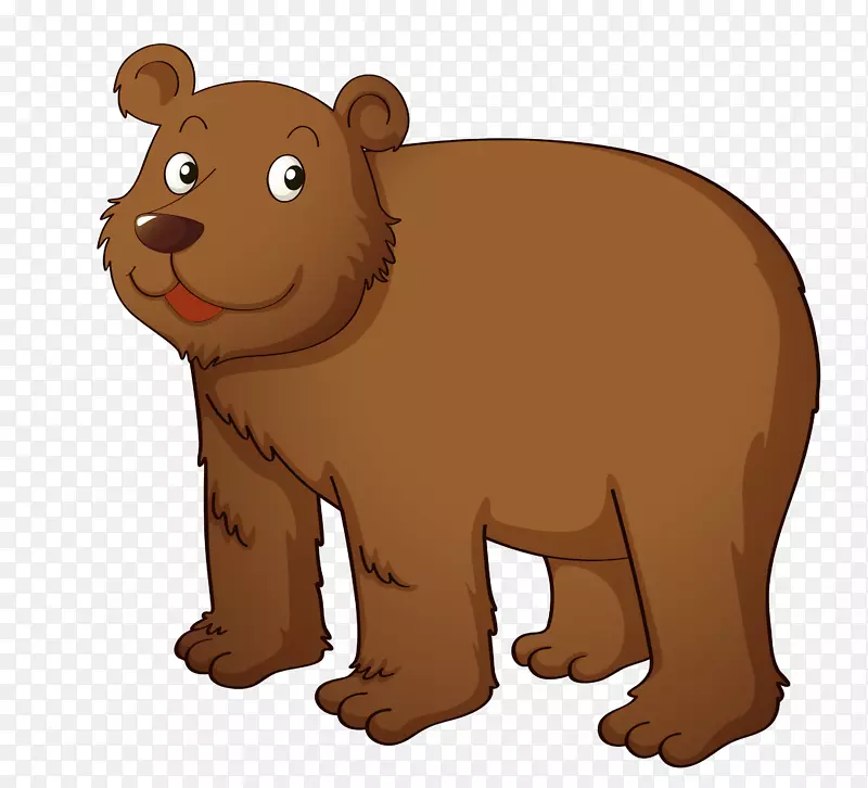 棕熊动画剪辑艺术-棕熊材料