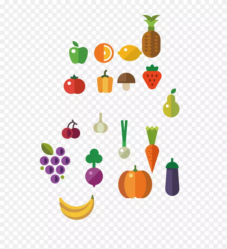 水果蔬菜.水果和蔬菜的大量收集载体材料
