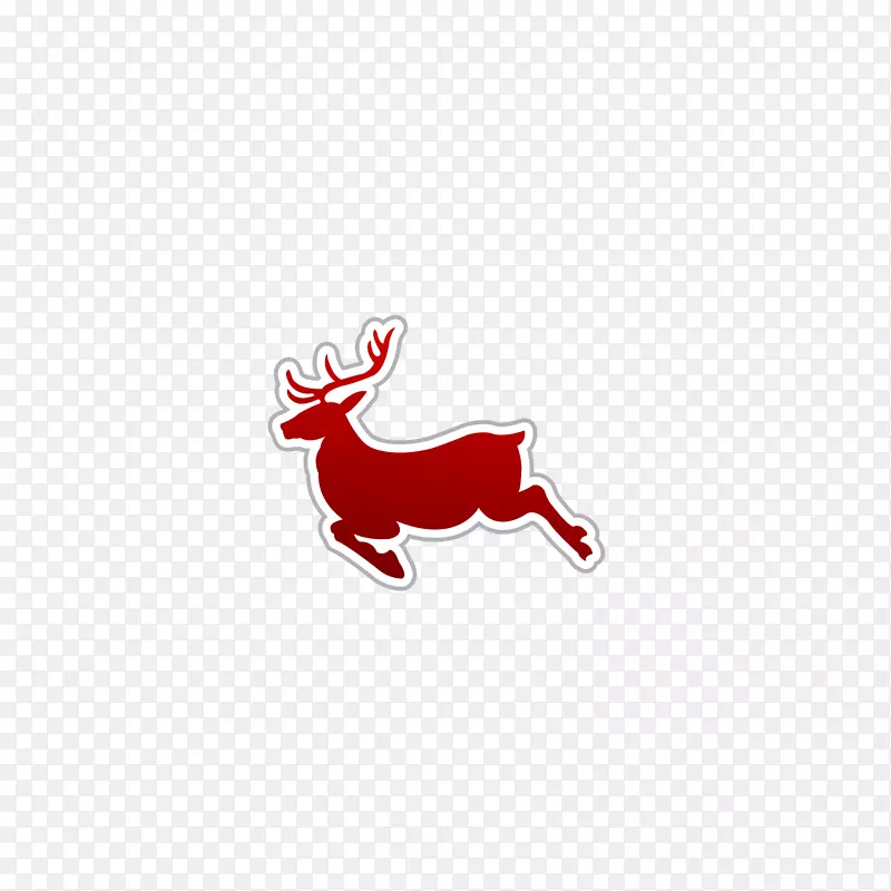 驯鹿圣诞节-圣诞节元素