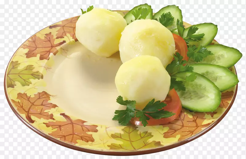 马铃薯蔬菜装饰菜-新鲜蔬菜