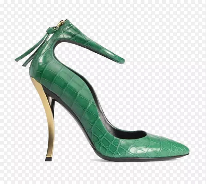 鞋拖鞋高跟鞋设计师凉鞋绿色带高跟鞋