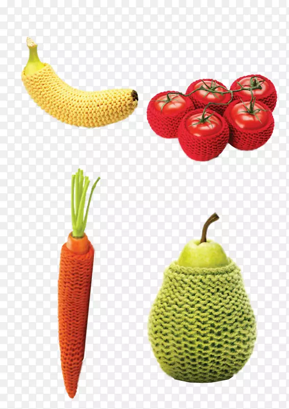 番茄香蕉胡萝卜-水果和蔬菜
