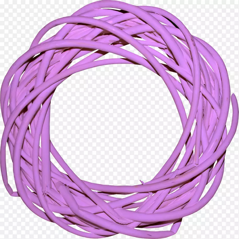 画框柳条竹笋紫环