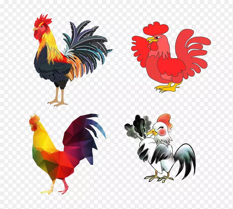 鸡公鸡十二生肖图标-2017年各种鸡的图标