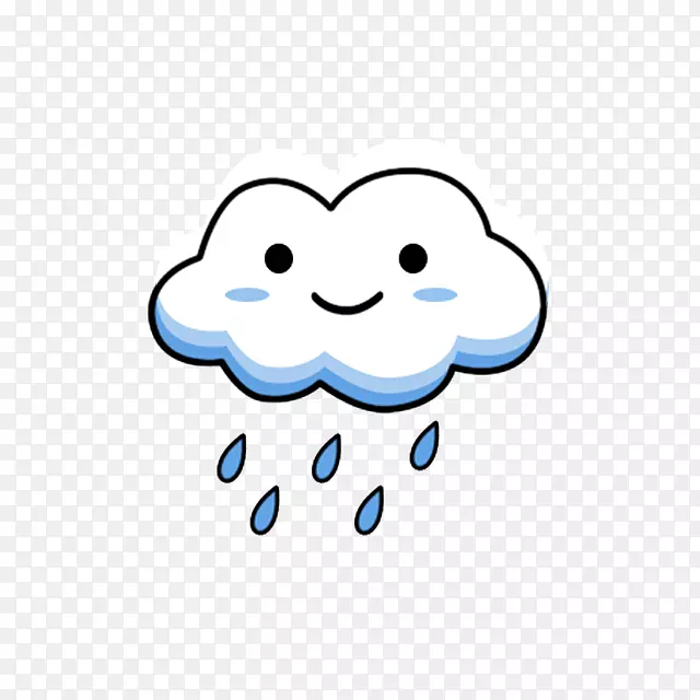 雨云剪辑艺术-云和雨滴