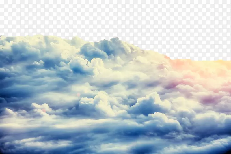 积云-美丽的风景云