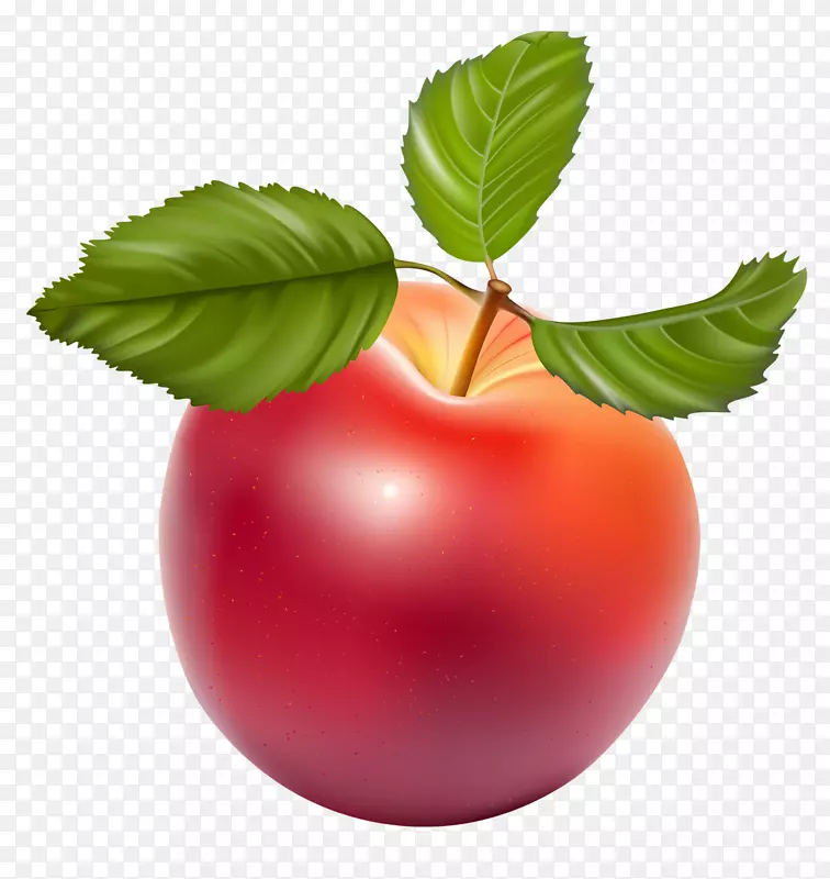 苹果下载剪贴画-红苹果