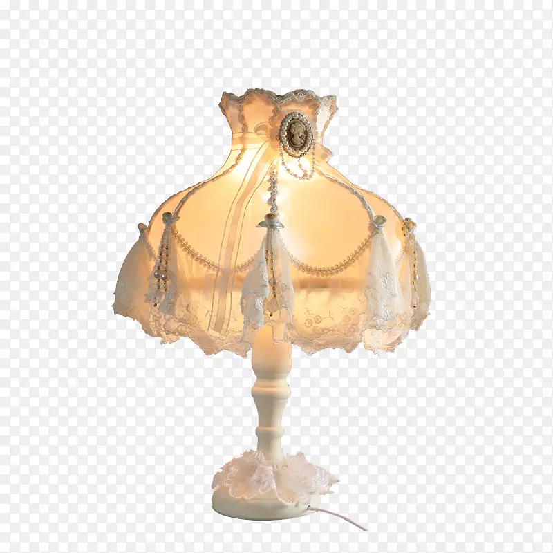 纺织灯笼-花边布兜帽灯，温馨婚礼
