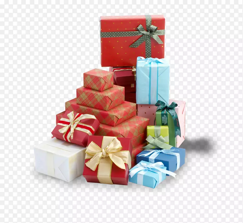 圣诞礼品盒-彩色礼品盒