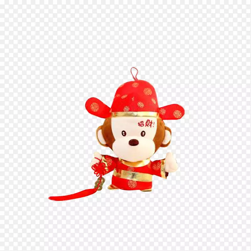 新年玩具猴娃娃玩具唐庄-猴子何新春