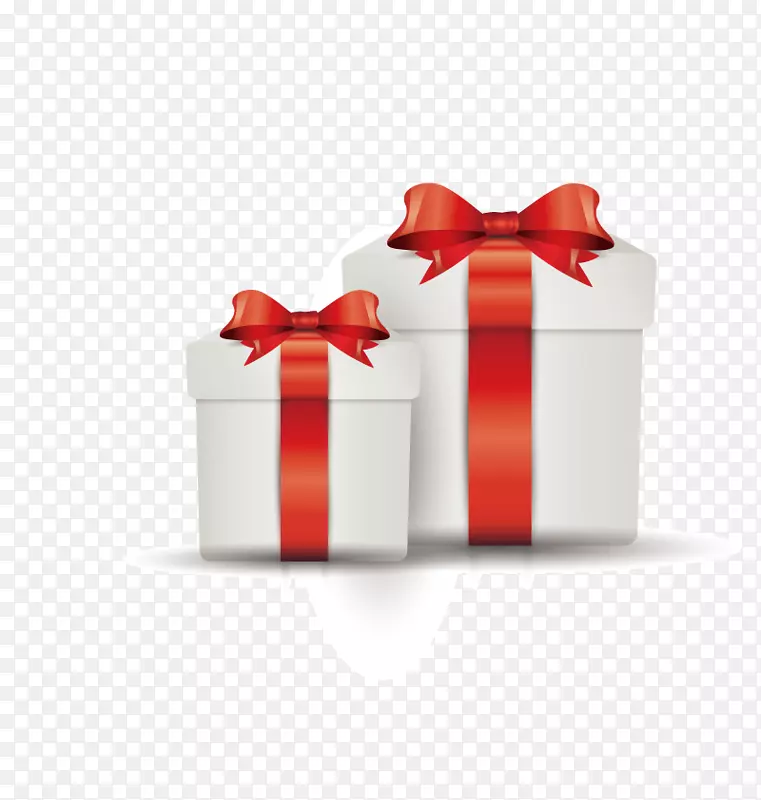 免费圣诞礼物-白色礼品盒