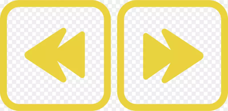商标黄色字体-黄色创意左右按钮