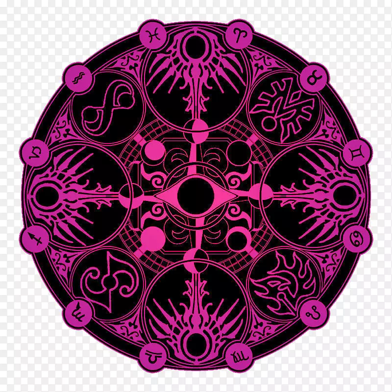 魔界-紫色魔法召唤阵列