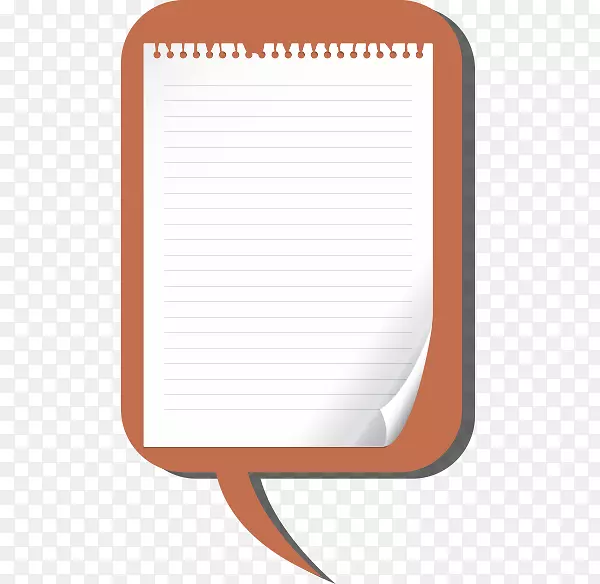 纸对话框-纸笔记对话框
