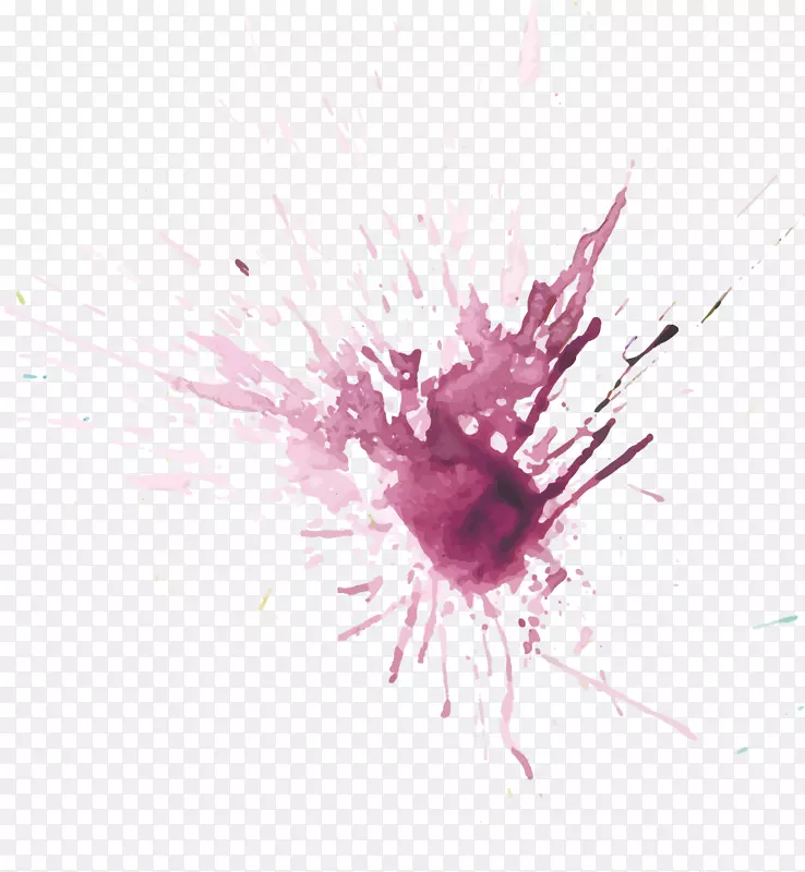 Adobe插画图形设计.紫色点