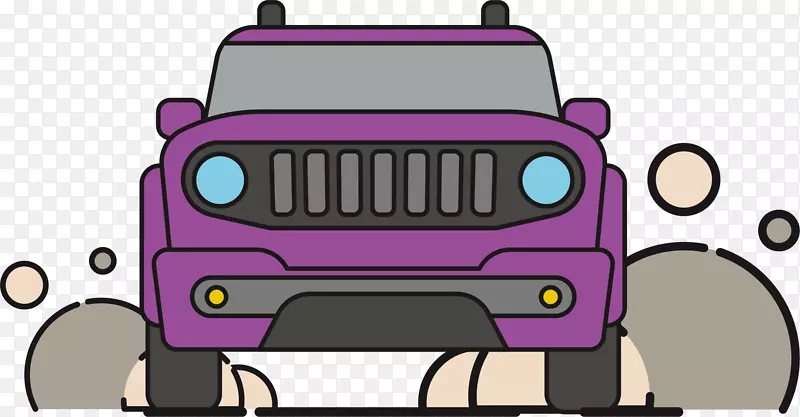 汽车紫色灰尘-紫色飞驰