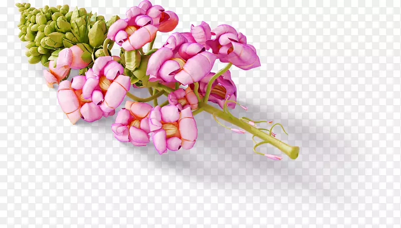 响应网页设计网页模板系统Envato-粉红色和新鲜花束装饰图案