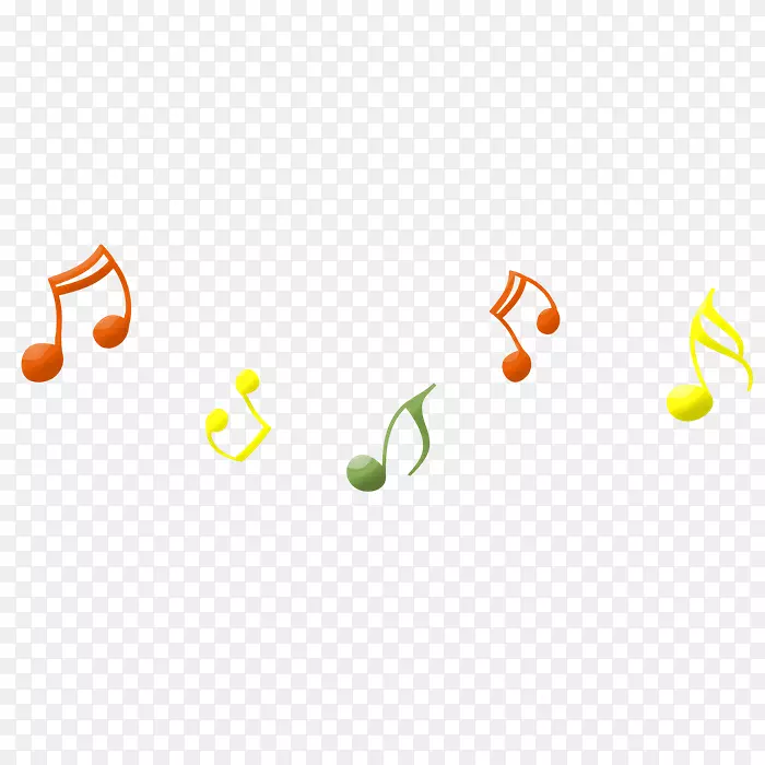 音乐音符mpeg-4第14部分高级音频编码彩色音符舞蹈