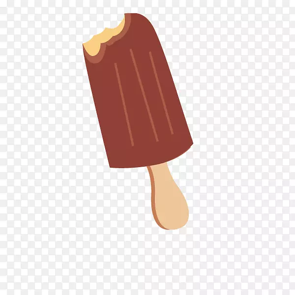 巧克力冰淇淋草莓冰淇淋卡通巧克力冰淇淋