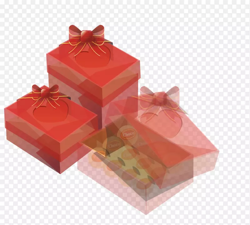 生日礼品剪贴画-礼品盒