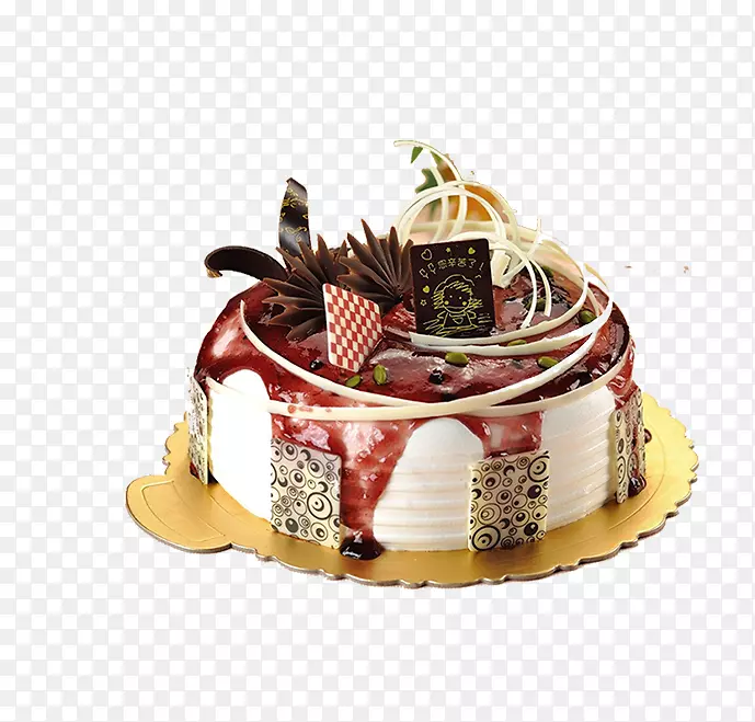 巧克力蛋糕生日蛋糕圣诞蛋糕短蛋糕巧克力手绘蛋糕