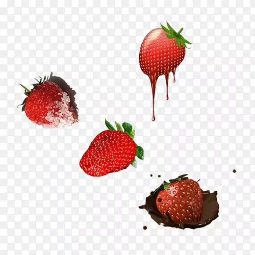草莓巧克力水果防腐剂-融化巧克力草莓